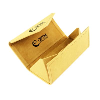 China Foldable Paper + Cardboard Eco Sunglass Case Triangle Case 3080 Glasses Case With Recycle Sunglasses Paper Packaging for sale