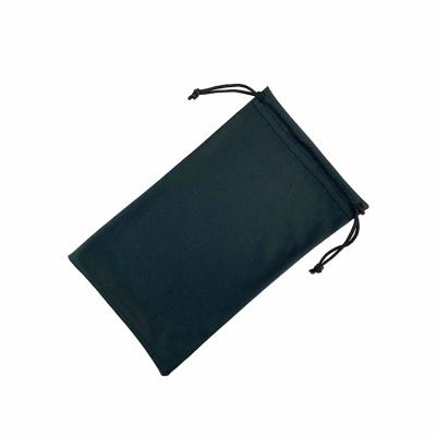 China Microfiber Eyewear Bag 6006 Microfiber Sunglass Bags Glasses Pockets Line Soft Suction String Eyewear Case for sale