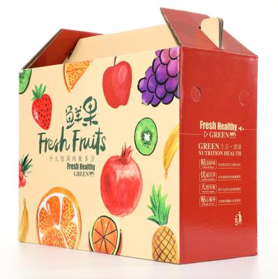 China Custom Folding Oilseed Fruit Cardboard Packaging Box Corrugated Box Gift Box for sale