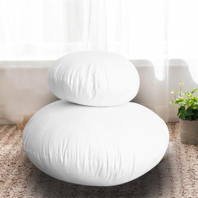 China Anti-Snoring Custom Size Large Round Floor Cushion Washed White Goose Feather Insert Round Filling Cushion for sale