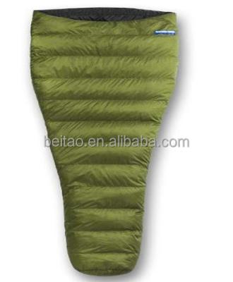 China Outdoor Vireo Nano Rise Sleeping Bag Wrap Down Style Down Sleeping Bag for sale