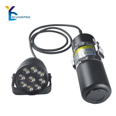 China New Product Camping Waterproof LED Rechargeable High Power Diving Lamp for sale