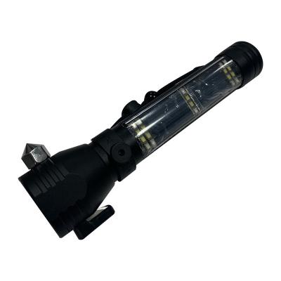 China USB Solar Rechargeable Waterproof Emergency Car Multifunctional Tactical Flashlight for sale