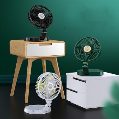 China 360 Rotation Home Office Outdoor Activity Folding Mini Fan Usb Rechargeable Desk Small Telescopic Fan Portable Fan for sale