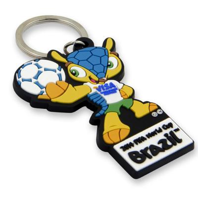 China Garment Accessories Make Your Own PVC Logo Keychain Silicone PVC Cartoon Acrylic Key Chain Custom for sale