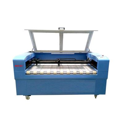 China Laser CUTTING High Speed ​​Automatic Feeding Laser Reduced Lace Fabric Machine Price for sale