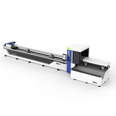 China 220mm 1000w 1500w 2000w Pipe Fiber Laser Cutting Machine Cutting Tube Metal Stainless Steel Water Cooled Iron for sale