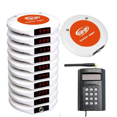 China Customized Logo Coaster Pager Restaurant Pagers 433.92MHz Wireless Coaster Pager Pagers Guest Server Waiter Queuing System for sale