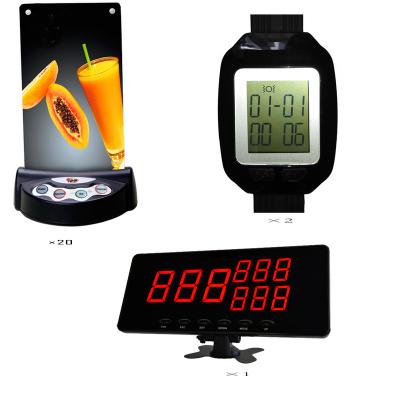 China Button Waterproof Smart Watch Visitor Table Calling System To Call Waiters For Order for sale