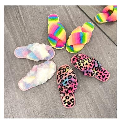 China CUSHIONING 2021 New Arrival Winter Slippers Women Soft Plush Comfortable Warm Slippers For Women And Ladies for sale