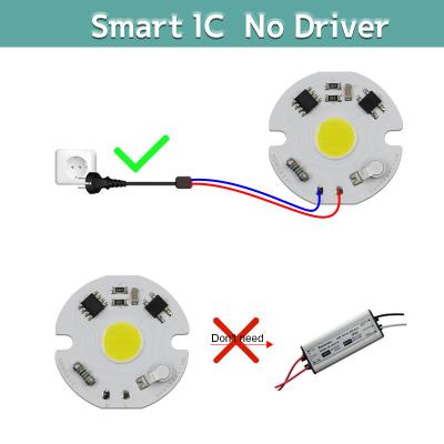 China Matrix AC 220V 5w Cob Led Chip Intelligent IC High Color Rendering for sale