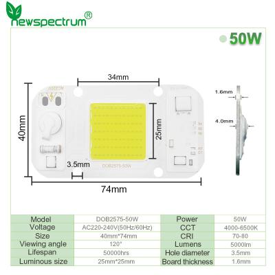 중국 알루미늄 자재 COB led 모듈 판매용