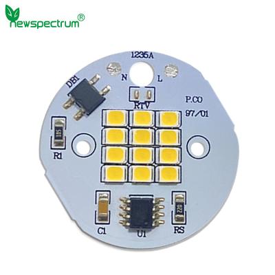 China microplaqueta redonda 3000K do diodo emissor de luz de 35mm 50w SMD para o projetor de GU10 Downlight à venda