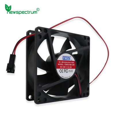 China DC 12V Cooler Dc Brushless Fan 80mm Connerctor For Computer LED Chip for sale