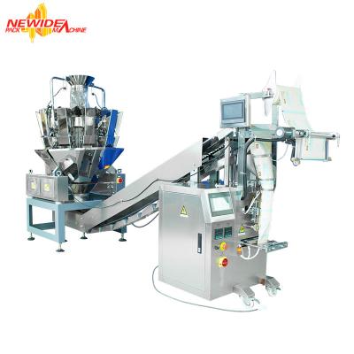 China Spice Pouch Packaging Machine For Dried Aromatic Leaf With Chain Bucket for sale