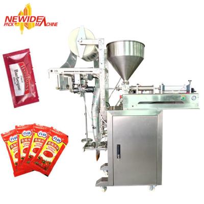 China Vertical Barbecue Sauce / BBQ Sauce Sachet Packing Machine For Sachet Bag for sale