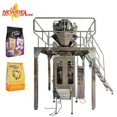 China Máquina de embalagem automática completa dos alimentos para animais de estimação com peso bonde à venda