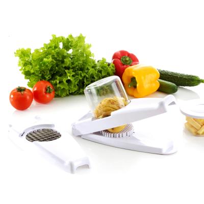 China China Potato Chopper For French Fry Viable Plastic Manual Food Helper Vegetable Onion Chopper For French Fry for sale