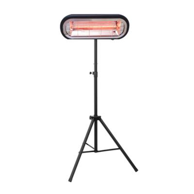 China Outdoor Modern Standing Electric Patio Heater With Halogen Floor Lamp Top Quality for sale