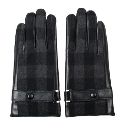 China Modern Design Fashion Winter Woolen Mens Soft Good Quality Gloves for sale