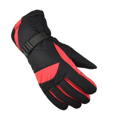 China Soft Cheap Black Gloves Snowboarding Warm Glove Touch Screen Skiing Gloves for sale