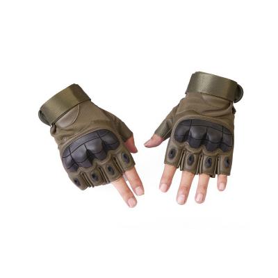 China Unisex Half Finger Gloves PU Polyester Home Fitness Bicycles Protect Gym Workout Gloves for sale