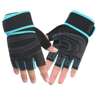 China Breathable Mountain Road Bike Gloves Half Finger Sports Gloves Anti Slip Unisex Gel Protection for sale