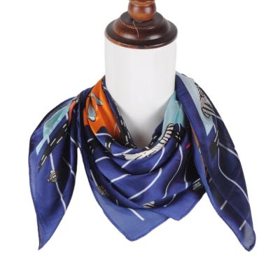 China Square Wholesale 12mm High Quality Satin Scarves Ladies Silk Women for sale