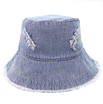 China New Arrival Summer Big Picture Brim Bucket Hot Selling Outdoor Hat With String Unisex for sale