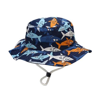 China Picture Custom Design Popular Cute Kids Fashion Cotton Hat Colorful Breathable Bucket Hat for sale