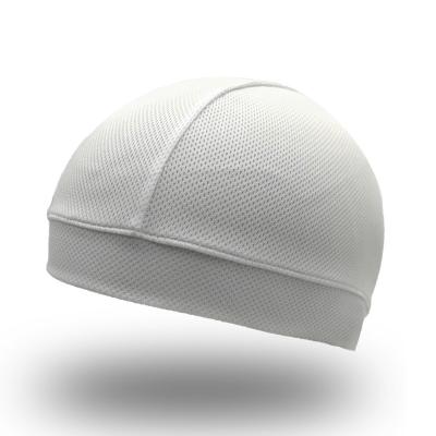 China JOINT Logo Sport Quick Dry Hats Running Mesh Polyester Riding Beanies for sale