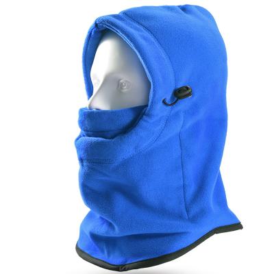 China Head Cold Protection Full Coverage Face Mask Logo Adjustable Polar Fleece Beanie Custom Made for sale