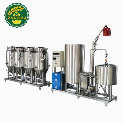 China Hotels 100 Liter Electric Beer Brewing Equipment Brewing System For Home Brewing for sale