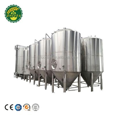 China 8000 Liters 10000L Stainless or Red Copper Beer Fermentation Fermenter for sale