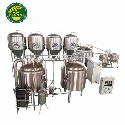 China Hotels 500L Micro Beer Brewing Equipment For Restaurant for sale