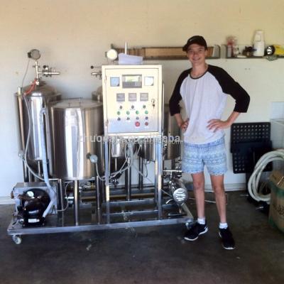 China Sus304 or red copper 100L beer brewing bar or home equipment used brewhouse units for sale for sale