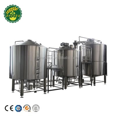 China Hotels Brewery Micro 1000L 1000L Vat-Material Beer Brew Kettle for sale