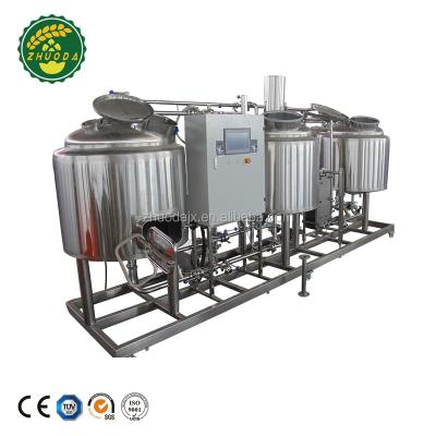 China Brewpub 300l mini brewhouse for starting small brewing business with mini beer brewery for sale