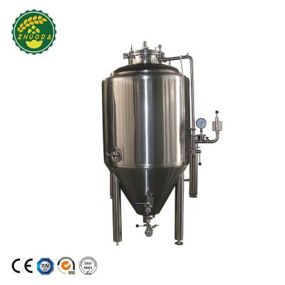 China Automatic Conical Fermenter Tank Pressure Control Stainless Steel Beer Fermenter for sale