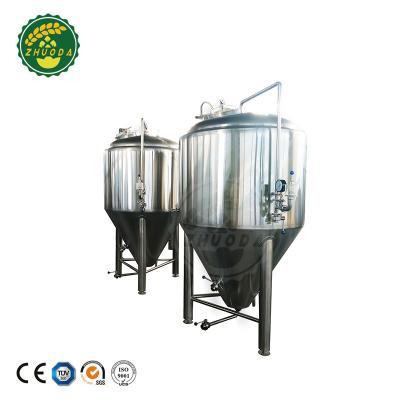 China 10BBL Hotels Conical Fermenter Tanks Fermentation High Pressure Vessel Beer Fermenter Manufacturers for sale