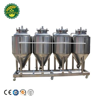 China Brewery Automatic Temperature Control 150l Conical Beer Fermenter for sale