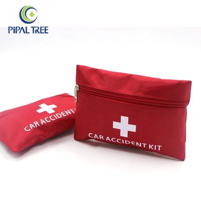 China Portable Red Bag Small First Aid Kit Empty Medical Storage Bag For First Aid Kits Pack Emergency Hiking Camping Backpacking for sale