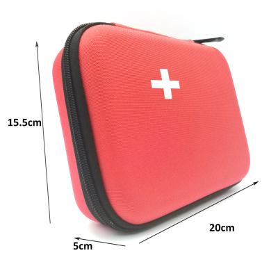 China First Aid Storage Box Aid Bag Small Package Medical Bag Treatment Customized Red EVA First Aid Kit First Aid Package à venda