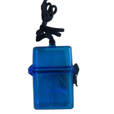 China Mini portable waterproof dustproof first aid kit for travel is customizable with rope in multiple colors for sale