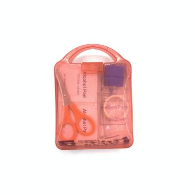 China Mini Outdoor First Aid Small Size Plastic Box Travel First Aid Kit for sale