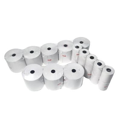 China Wood Pulp Thermal Paper Roll Factory Price Best Quality Bpa Free Thermal Paper Roll 57mm 70gsm for sale