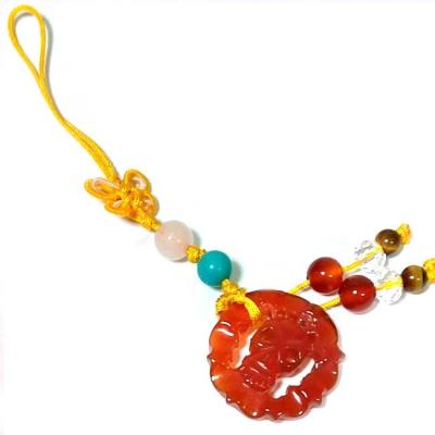 China Hanging Stone Carnelian Ornament Skull Pirate Design Genuine Stone Crafts Sailing Products Sailor Charm Pendant for sale