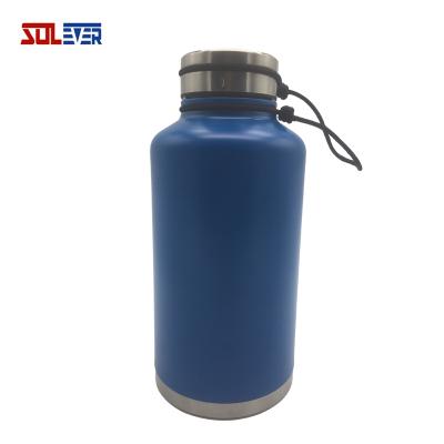 China Business 64oz Thermal Insulated Flask 2l Beer Shaker Outdoor Sports Bottle for sale