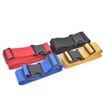 China Custom Luggage Straps Multicolor Adjustable Nylon Plastic Polyester Length Buckle Strap Luggage Straps Custom Luggage Straps for sale