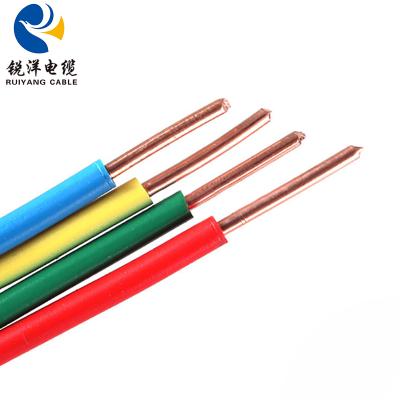 China Construction Ruiyang Group Incredible Price To Build PVC Sheath Double Core Electrical Cable 4mm2 for sale